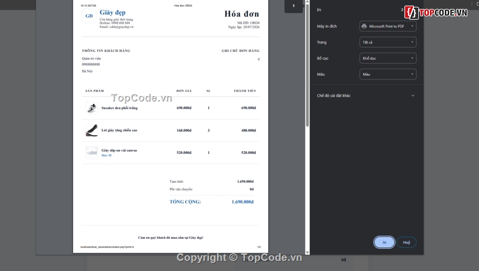 đẹp,Web bán giày  MVC,Website bán hàng đẹp